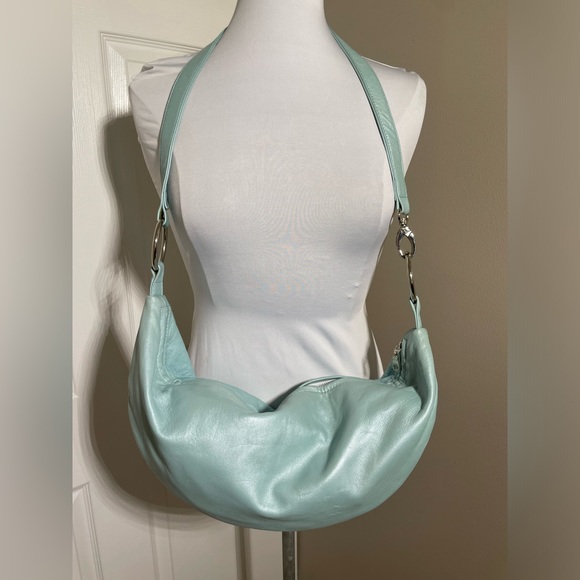 J.J. WINTERS Leather Slouchy Hobo Shoulder/Crossbody bag - Picture 1 of 7